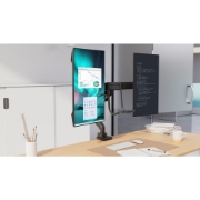 Picture of Kensington SmartFit Dual Monitor Arm with Crossbar and Handle