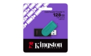 Picture of Kingston Technology DataTraveler 128GB Portable USB 3.2 Gen 1 Exodia S (Black/Turquoise)