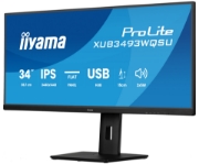 Picture of iiyama ProLite 34” IPS ultra-wide flat screen with PiP, PBP and height adjustable stand