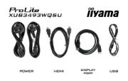 Picture of iiyama ProLite 34” IPS ultra-wide flat screen with PiP, PBP and height adjustable stand