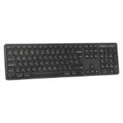 Image de Targus EcoSmart AKB873NO clavier Universel RF sans fil + Bluetooth QWERTY Nordique Noir