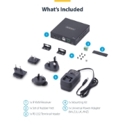 Picture of StarTech.com HDMI KVM Receiver Over IP Network for the IH2006 Product Series, 4K 60Hz, Driverless, AVoIP, Includes Mounting Kit, Receiver Only