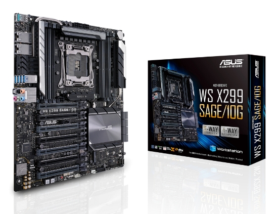 Afbeeldingen van ASUS WS X299 SAGE/10G Intel® X299 LGA 2066 (Socket R4) SSI CEB