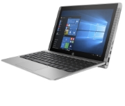 Afbeeldingen van HP x2 210 Intel Atom® x5-Z8500 Hybride (2-in-1) 25,6 cm (10.1") Touchscreen 2 GB DDR3L-SDRAM 32 GB Flash Wi-Fi 5 (802.11ac) Windows 10 Pro Zilver