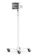 Picture of Compulocks iPad Pro M4 11" (2024), Apex Enclosure Rolling Cart - Rise Freedom Extended White