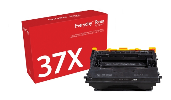 Afbeeldingen van Everyday Zwart Toner compatibel met HP 37X (CF237X), Hoge capaciteit