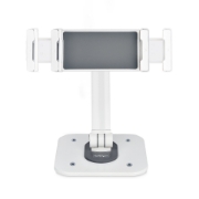Picture of StarTech.com Adjustable Tablet Stand for Desk - Wall Mountable - Capacity 2.2lb (1kg) - Ergonomic Articulating Universal Tablet Stand - Tablet Holder for Desk Pivot/Swivel/Rotate