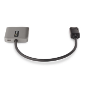 Afbeeldingen van StarTech.com Dual-Monitor DisplayPort 1.4 Splitter, DisplayPort naar 2x DP Multi-Monitor Adapter, Dual 5K 60Hz Computer MST Hub, Extra-Lange Vaste Kabel - Enkel Windows