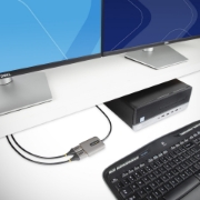 Afbeeldingen van StarTech.com Dual-Monitor DisplayPort 1.4 Splitter, DisplayPort naar 2x DP Multi-Monitor Adapter, Dual 5K 60Hz Computer MST Hub, Extra-Lange Vaste Kabel - Enkel Windows