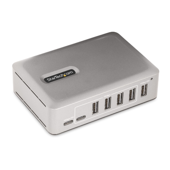 Afbeeldingen van StarTech.com 10G5A2CS-USB-C-HUB interface hub USB 3.2 Gen 2 (3.1 Gen 2) Type-C 10000 Mbit/s Zilver