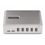 Afbeeldingen van StarTech.com 10G5A2CS-USB-C-HUB interface hub USB 3.2 Gen 2 (3.1 Gen 2) Type-C 10000 Mbit/s Zilver