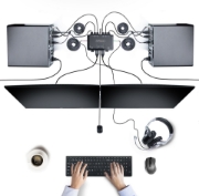 Afbeeldingen van StarTech.com C2-DH46-UA2-CBL-KVM KVM-switch Zwart