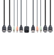 Afbeeldingen van StarTech.com C2-DH46-UA2-CBL-KVM KVM-switch Zwart