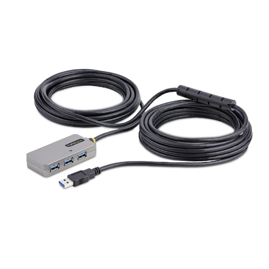 Image de StarTech.com U01043-USB-EXTENDER hub & concentrateur USB 3.2 Gen 1 (3.1 Gen 1) Type-A 5000 Mbit/s Noir, Argent