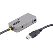 Image de StarTech.com U01043-USB-EXTENDER hub & concentrateur USB 3.2 Gen 1 (3.1 Gen 1) Type-A 5000 Mbit/s Noir, Argent