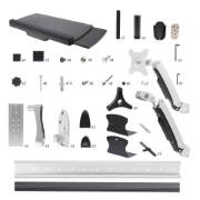 Image de StarTech.com Poste de Travail Mural, Support VESA de Moniteur/Écran 32" Support pour Écran/Moniteur (10kg) - Support d'Écran Entièrement Articulé et Tablette Murale pour PC et pour Clavier