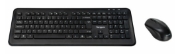 Image de Targus AKM610UK clavier Souris incluse Universel RF sans fil QWERTY Anglais Noir