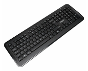 Image de Targus AKM610UK clavier Souris incluse Universel RF sans fil QWERTY Anglais Noir