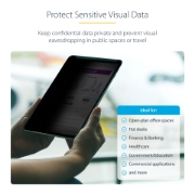 Image de StarTech.com Filtre de Confidentialité à 4 Directions pour iPad Pro 11 pouces, 3e Génération et Supérieur, pour Portrait/Paysage, Écran de Protection iPad, +/- 30 Degrés de Vue, Filtre Anti Lumière Bleue