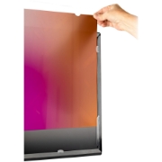Picture of StarTech.com 24-inch 16:9 Gold Monitor Privacy Screen, Reversible Filter w/Enhanced Privacy, Glossy Computer Security Filter, Removable Screen Protector/Shield, +/- 30 Deg.