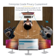 Picture of StarTech.com 24-inch 16:9 Gold Monitor Privacy Screen, Reversible Filter w/Enhanced Privacy, Glossy Computer Security Filter, Removable Screen Protector/Shield, +/- 30 Deg.