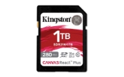 Image de Kingston Technology 1TB Canvas React Plus SDXC UHS-II 280R/150W U3 V60 for Full HD/4K