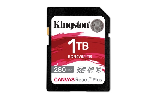 Image de Kingston Technology 1TB Canvas React Plus SDXC UHS-II 280R/150W U3 V60 for Full HD/4K