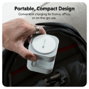 Image de Targus HJ3320WHGL chargeur d'appareils mobiles Écouteurs, Smartphone, Smartwatch Blanc USB Recharge sans fil Charge rapide Intérieure