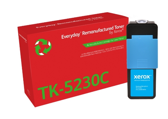 Picture of Everyday™ Cyan Remanufactured Toner by Xerox compatible with Kyocera TK-5230C, Standard capacity