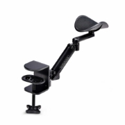 Image de StarTech.com Repose Bras Articulé Ergonomique pour Bureau, Support Ergonomique Réglable pour Bras/Coude, Rotation à 360 Degrés, Repose-Bras/Appui-Bras avec Installation par Serrage sans Perçage, Noir