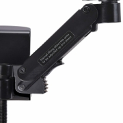 Image de StarTech.com Repose Bras Articulé Ergonomique pour Bureau, Support Ergonomique Réglable pour Bras/Coude, Rotation à 360 Degrés, Repose-Bras/Appui-Bras avec Installation par Serrage sans Perçage, Noir