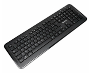 Afbeeldingen van Targus AKM610FR toetsenbord Inclusief muis Universeel RF Draadloos AZERTY Frans Zwart