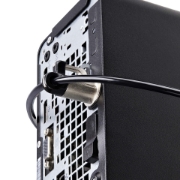 Afbeeldingen van StarTech.com Kabelslot Kit voor Laptop/Desktop & Randapparatuur, Anti-diefstal Beveiligingsslot, K-Slot, 3m Stalen Kabel, 3 Apparaten, Herinstelbare 4-cijfer combinatieslot