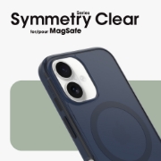 Picture of OtterBox Symmetry Series Clear for MagSafe for Apple iPhone 16, Blue Bear