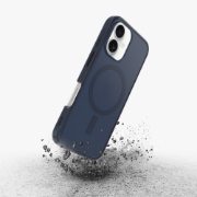 Picture of OtterBox Symmetry Series Clear for MagSafe for Apple iPhone 16, Blue Bear