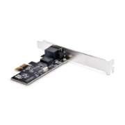 Picture of StarTech.com 1-Port 2.5Gbps NBASE-T PCIe Network Card, Intel® I225-V, Single-Port Computer Network Card, Ethernet MultiGigabit NIC, PCI Express Server LAN Card