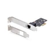 Picture of StarTech.com 1-Port 2.5Gbps NBASE-T PCIe Network Card, Intel® I225-V, Single-Port Computer Network Card, Ethernet MultiGigabit NIC, PCI Express Server LAN Card