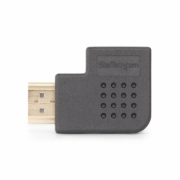 Image de StarTech.com Adaptateur HDMI 2.0 à Angle Droit, Mâle vers Femelle, Économiseur de Port HDMI Horizontal à 90 Degrés, 4K 60Hz, Extension Coudé pour HDMI à Haut Débit, Raccord HDMI 2.0 en Angle Horizontal, M/F