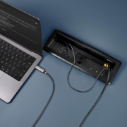 Image de StarTech.com Câble USB-C vers HDMI 2.0 Optique Actif (AOC) de 15,2m, 4K 60Hz, Classé CL3, Câble Optique Actif, Câble Adaptateur USB Type-C vers HDMI Unidirectionnel