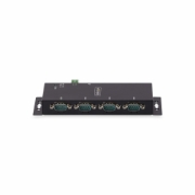 Image de StarTech.com Adaptateur Série vers Ethernet à 4 Ports, Serveur de Périphériques Série IP pour Périphériques RS232 Distants, Montage Mural/ Rail DIN, Boîtier Métallique, Convertisseur Série RJ45 LAN vers DB9, TAA