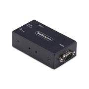 Picture of StarTech.com 1-Port Serial to Ethernet Adapter, 802.3af PoE IP Serial Device Server For Remote RS232 Devices, Wall/DIN Rail Mountable, RJ45 LAN to DB9 Serial Converter, TAA