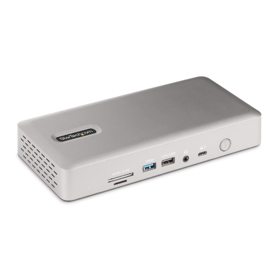 Afbeeldingen van StarTech.com Thunderbolt 4 Multi-Monitor Docking Station, Quad/Triple/Dual Display Dock, 2x HDMI/2x DisplayPort, 7x USB Hub, 2.5Gb Ethernet, 98W Power Delivery