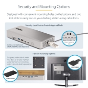Afbeeldingen van StarTech.com Thunderbolt 4 Multi-Monitor Docking Station, Quad/Triple/Dual Display Dock, 2x HDMI/2x DisplayPort, 7x USB Hub, 2.5Gb Ethernet, 98W Power Delivery