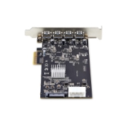 Afbeeldingen van StarTech.com 4-Port USB PCIe Kaart, USB 3.2 5Gbps, PCI Express Uitbreidingskaart met 4x Onafhankelijke USB Controllers, 4x USB-A Poorten, Windows/macOS/Linux