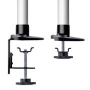 Picture of StarTech.com Monitor Desk Mount For 27in 16:9 or 30in 21:9 Ultrawide Screens, VESA 75x75/100x100, Tool-Less Arm Adjustments, C-Clamp/Grommet, Spring-Assisted Arm