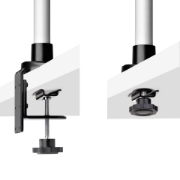 Picture of StarTech.com Monitor Desk Mount For 27in 16:9 or 30in 21:9 Ultrawide Screens, VESA 75x75/100x100, Tool-Less Arm Adjustments, C-Clamp/Grommet, Spring-Assisted Arm