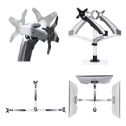 Picture of StarTech.com Monitor Desk Mount For 27in 16:9 or 30in 21:9 Ultrawide Screens, VESA 75x75/100x100, Tool-Less Arm Adjustments, C-Clamp/Grommet, Spring-Assisted Arm