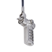 Afbeeldingen van StarTech.com 2m Universeel Laptop Kabelslot, Security Kabel met Vooraf Ingesteld Combinatieslot, Compatibel met Noble Wedge&reg;/Nano/K-Slot, Cijferslot zonder Sleutel, TAA