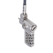 Afbeeldingen van StarTech.com 2m Universeel Laptop Kabelslot, Security Kabel met Vooraf Ingesteld Combinatieslot, Compatibel met Noble Wedge&reg;/Nano/K-Slot, Cijferslot zonder Sleutel, TAA