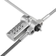 Afbeeldingen van StarTech.com 2m Universeel Laptop Kabelslot, Security Kabel met Vooraf Ingesteld Combinatieslot, Compatibel met Noble Wedge&reg;/Nano/K-Slot, Cijferslot zonder Sleutel, TAA